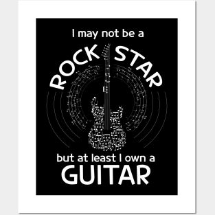 Not a Rock Star, but I own a Guitar Posters and Art